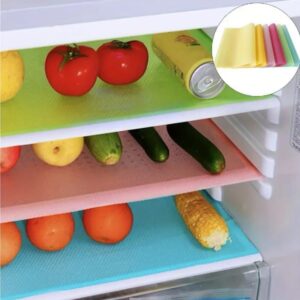 Refrigerator Mat, Washable Fridge Mats Liners Waterproof Fridge Pads Mat, Shelves Drawer Table Mats, Refrigerator Liners for Shelves, Table Placemats Pads , Cabinet Protective Pads ,Antifouling Refrigerator Mat