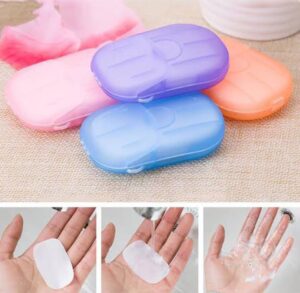 Hand Wash Soap Tissue – Portable Paper Soap Sheets for Travel & Hygiene | Easy, Compact & Refreshing Cleaning Solution